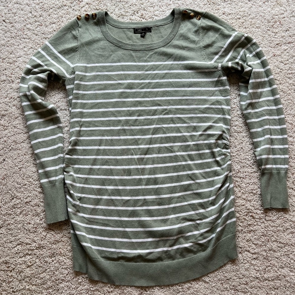 Patton Maternity Button Detail Sweater